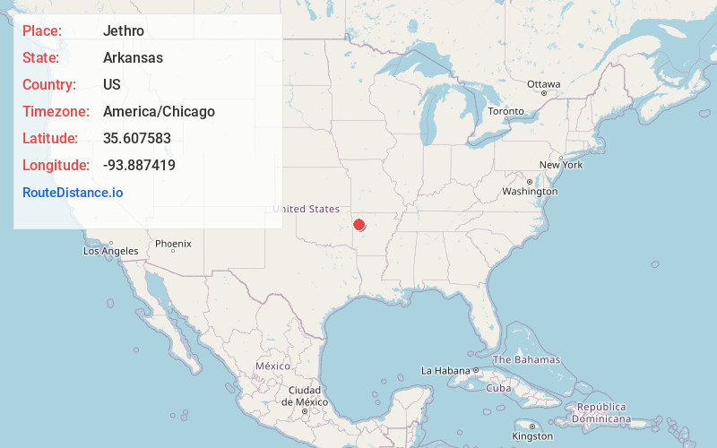 Map of Jethro
