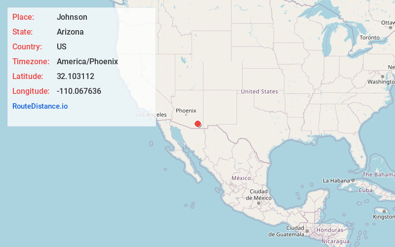 Map of Johnson