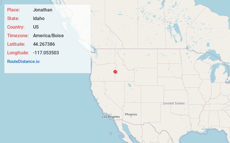 Map of Jonathan