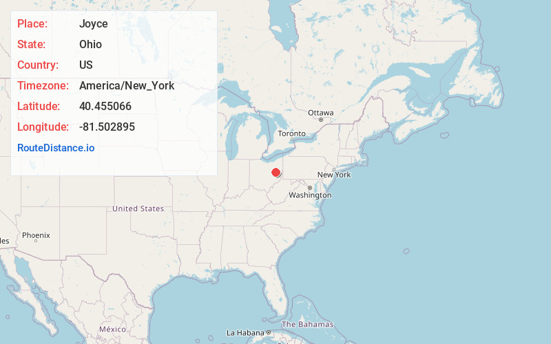 Map of Joyce