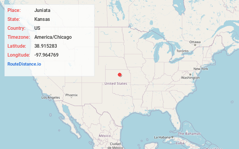 Map of Juniata