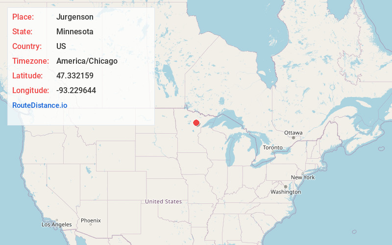 Map of Jurgenson