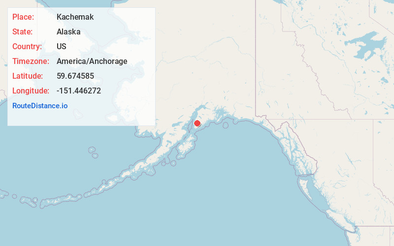 Map of Kachemak