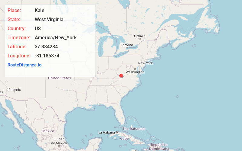 Map of Kale