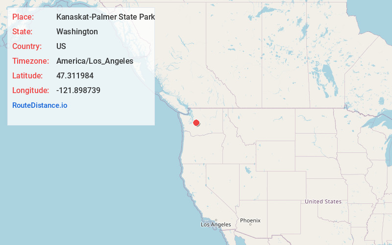Map of Kanaskat-Palmer State Park