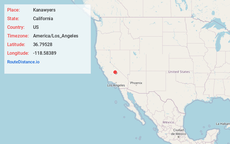 Map of Kanawyers