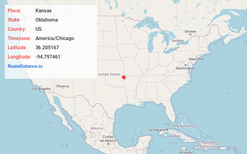 Map of Kansas