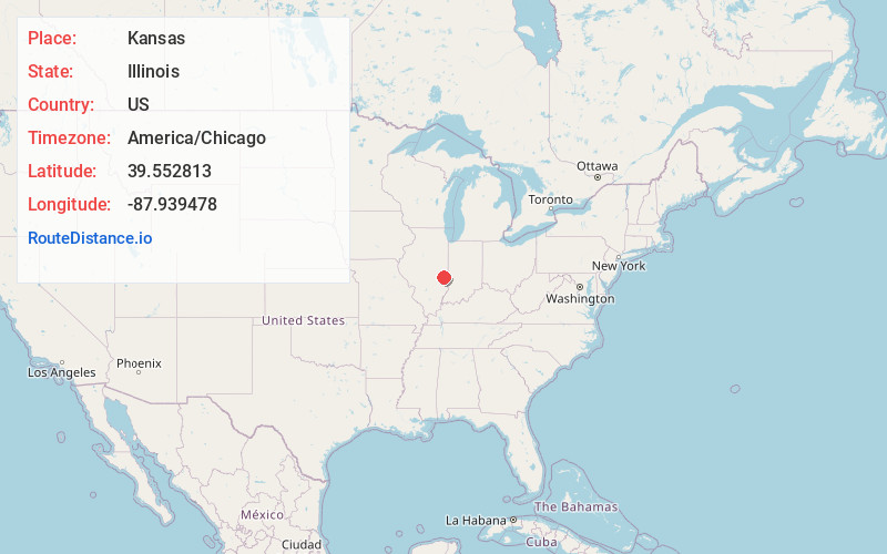 Map of Kansas