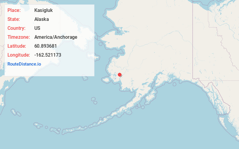 Map of Kasigluk