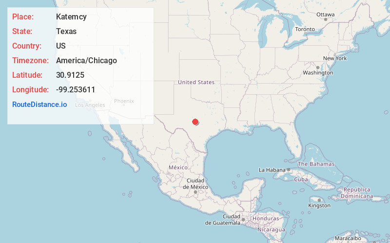 Map of Katemcy