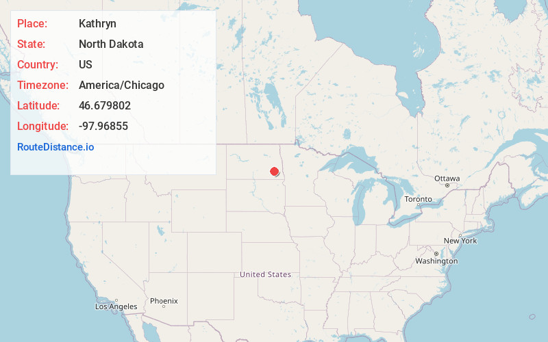 Map of Kathryn