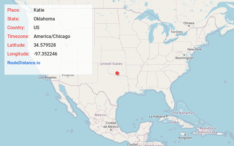 Map of Katie