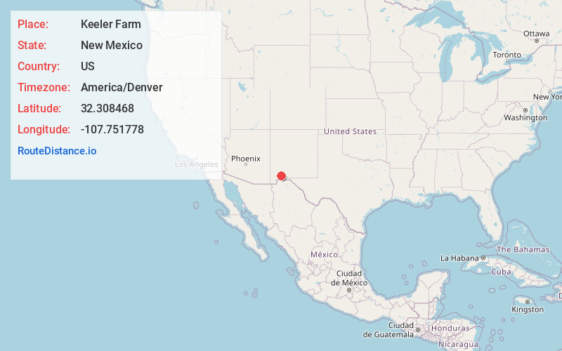 Map of Keeler Farm