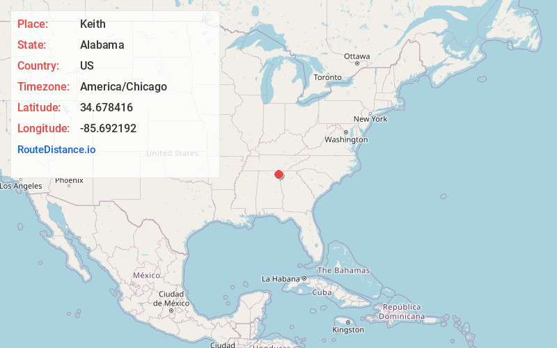 Map of Keith