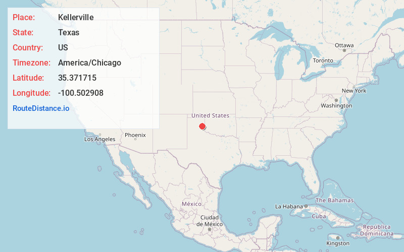 Map of Kellerville