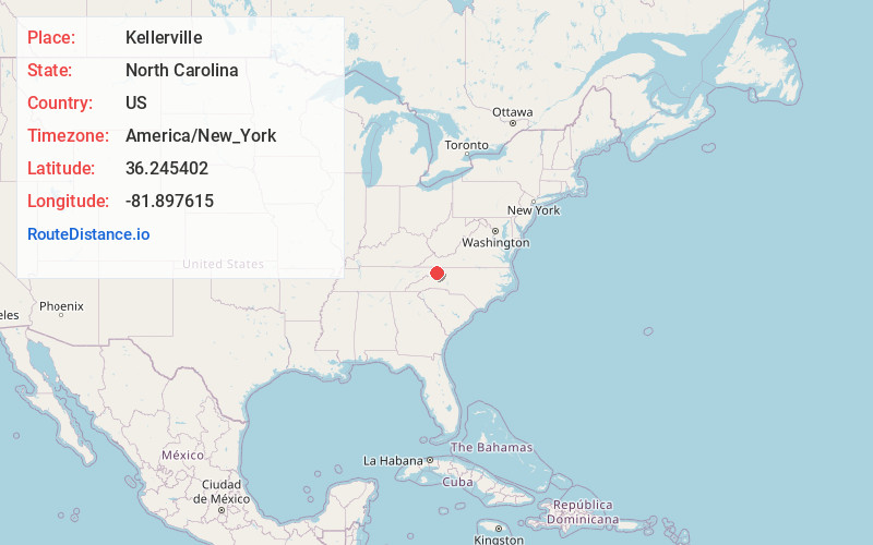 Map of Kellerville