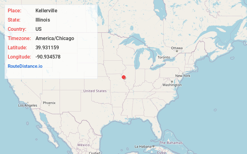 Map of Kellerville