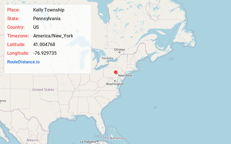 Map of Kelly Township