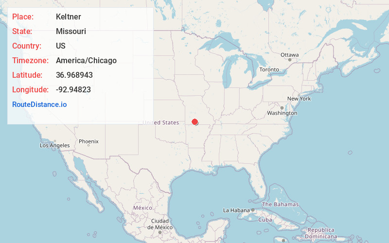Map of Keltner