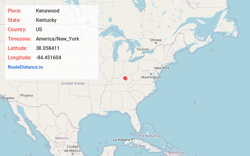 Map of Kenawood