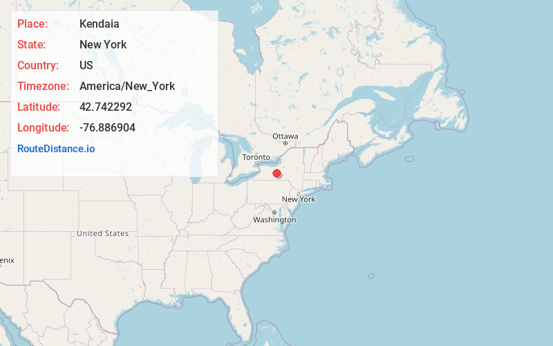 Map of Kendaia