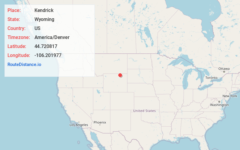 Map of Kendrick