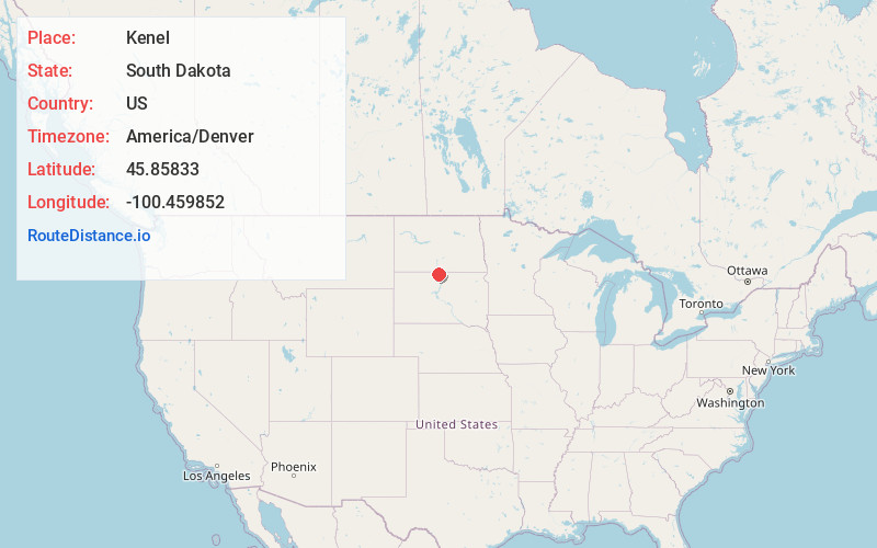 Map of Kenel