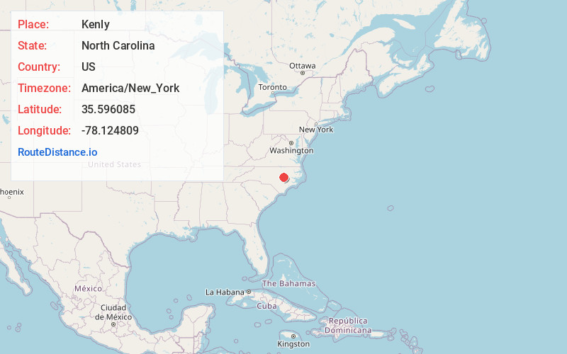 Map of Kenly