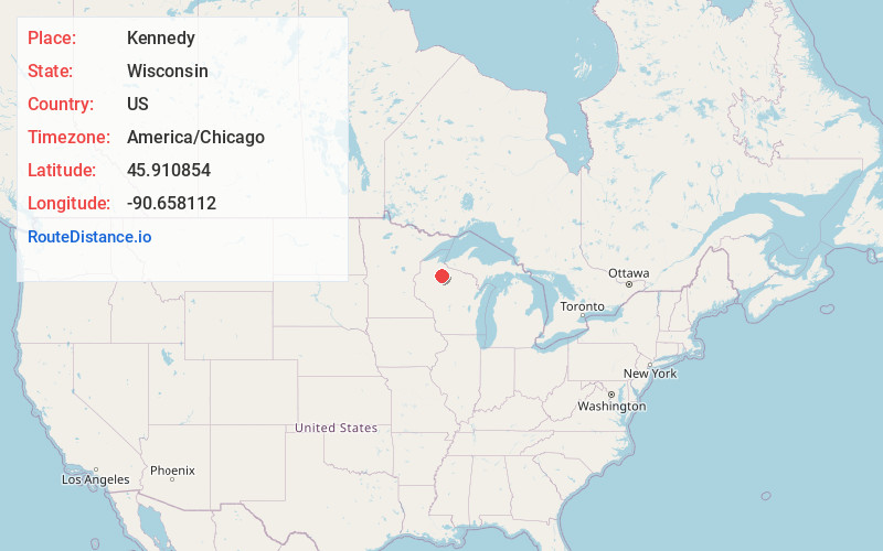 Map of Kennedy