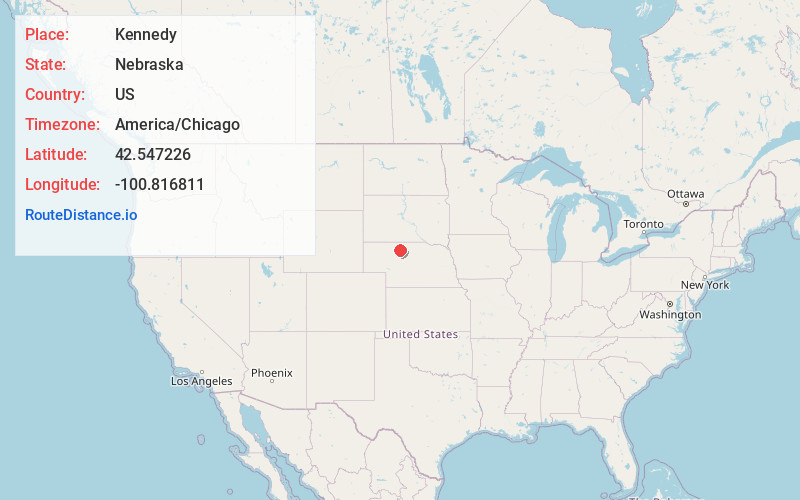 Map of Kennedy