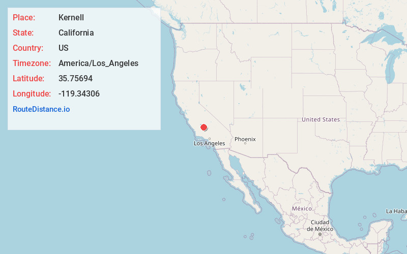 Map of Kernell