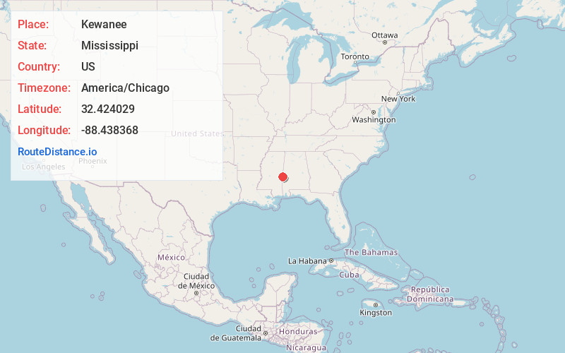 Map of Kewanee