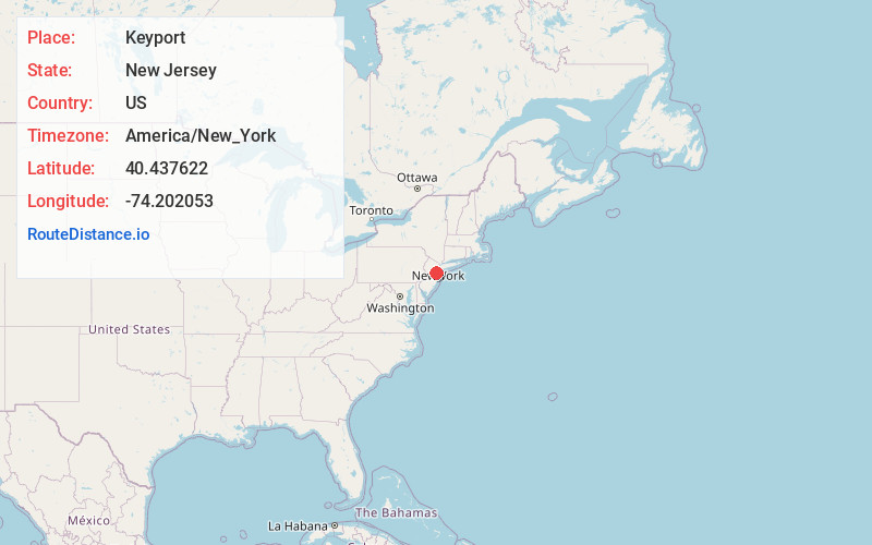 Map of Keyport