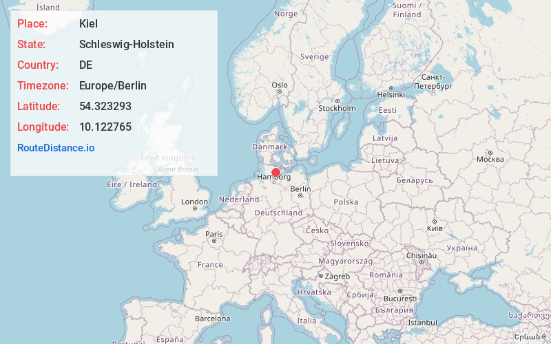 Map of Kiel