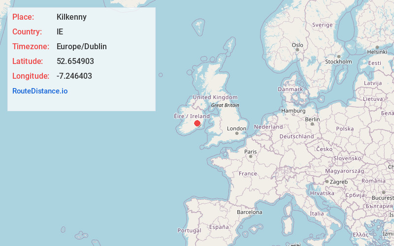 Map of Kilkenny