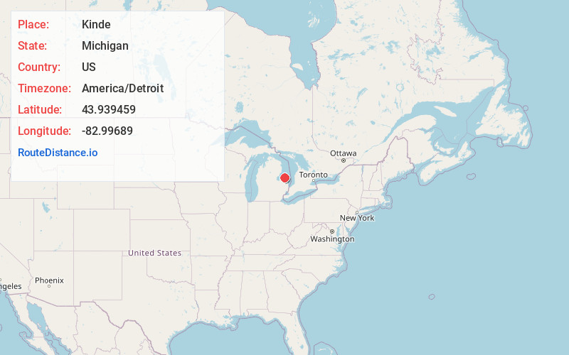 Map of Kinde