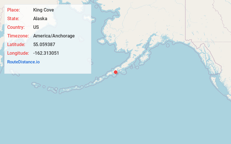 Map of King Cove