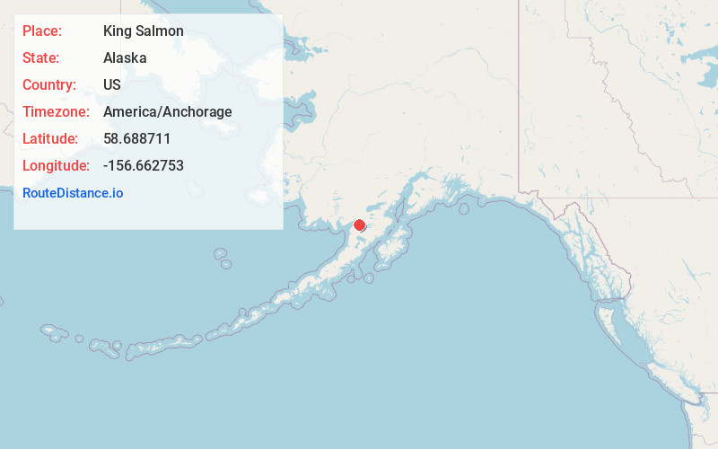 Map of King Salmon