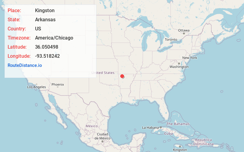 Map of Kingston