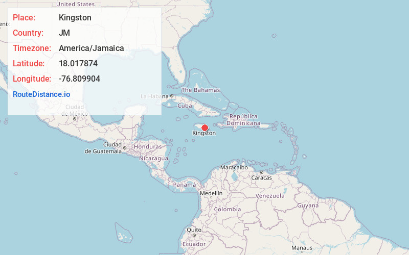 Map of Kingston