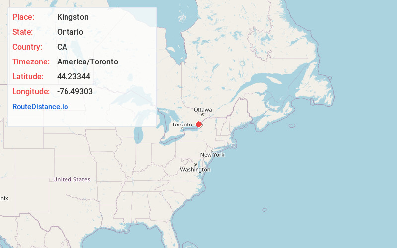 Map of Kingston