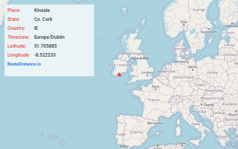 Map of Kinsale