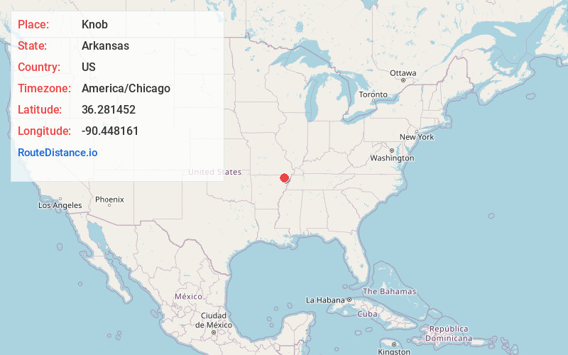 Map of Knob