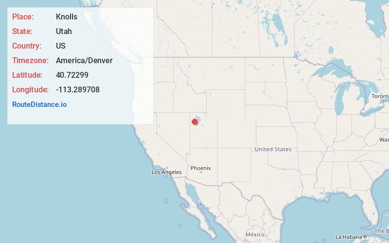 Map of Knolls