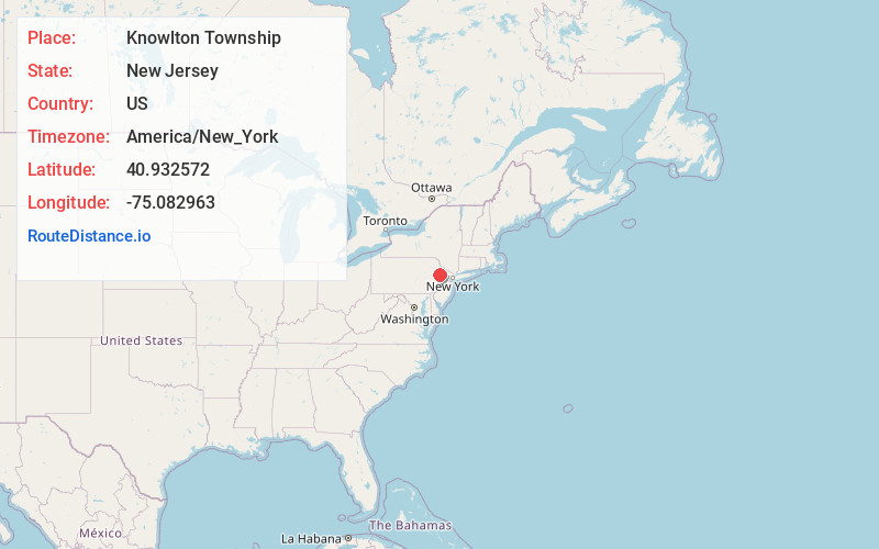 Map of Knowlton Township