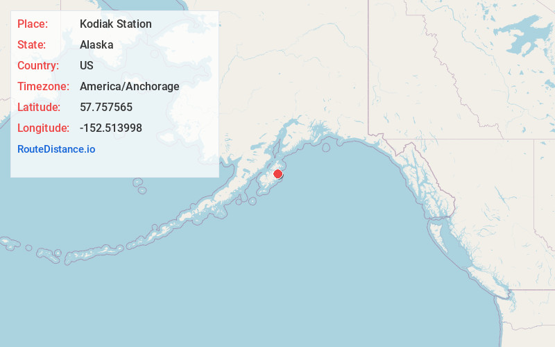 Map of Kodiak Station