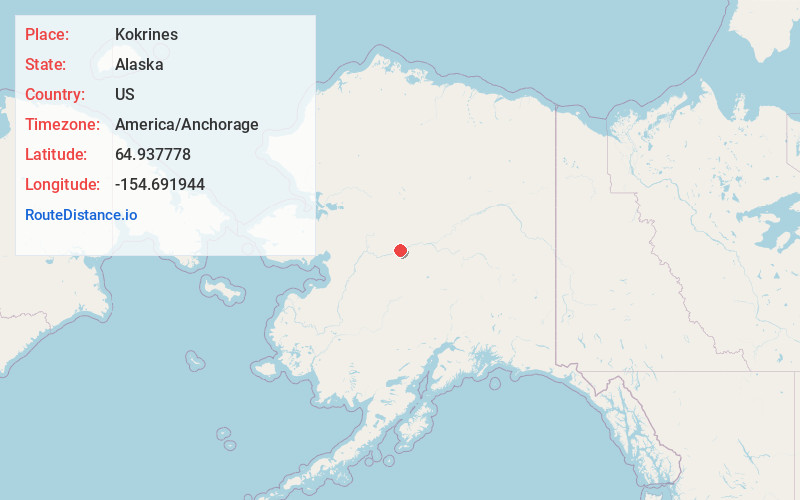 Map of Kokrines