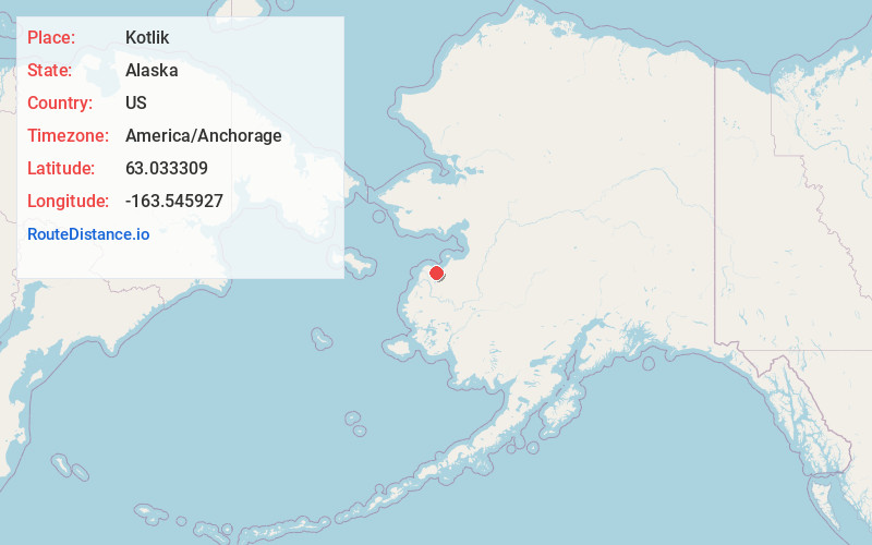 Map of Kotlik