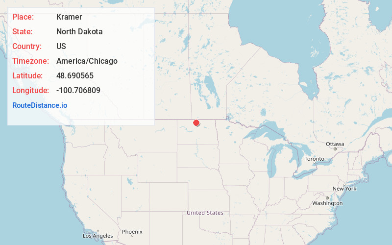 Map of Kramer