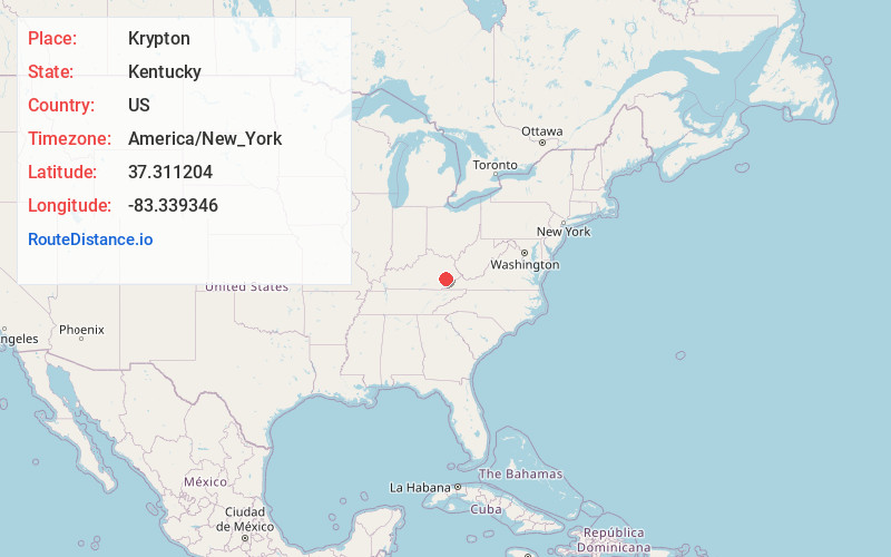 Map of Krypton